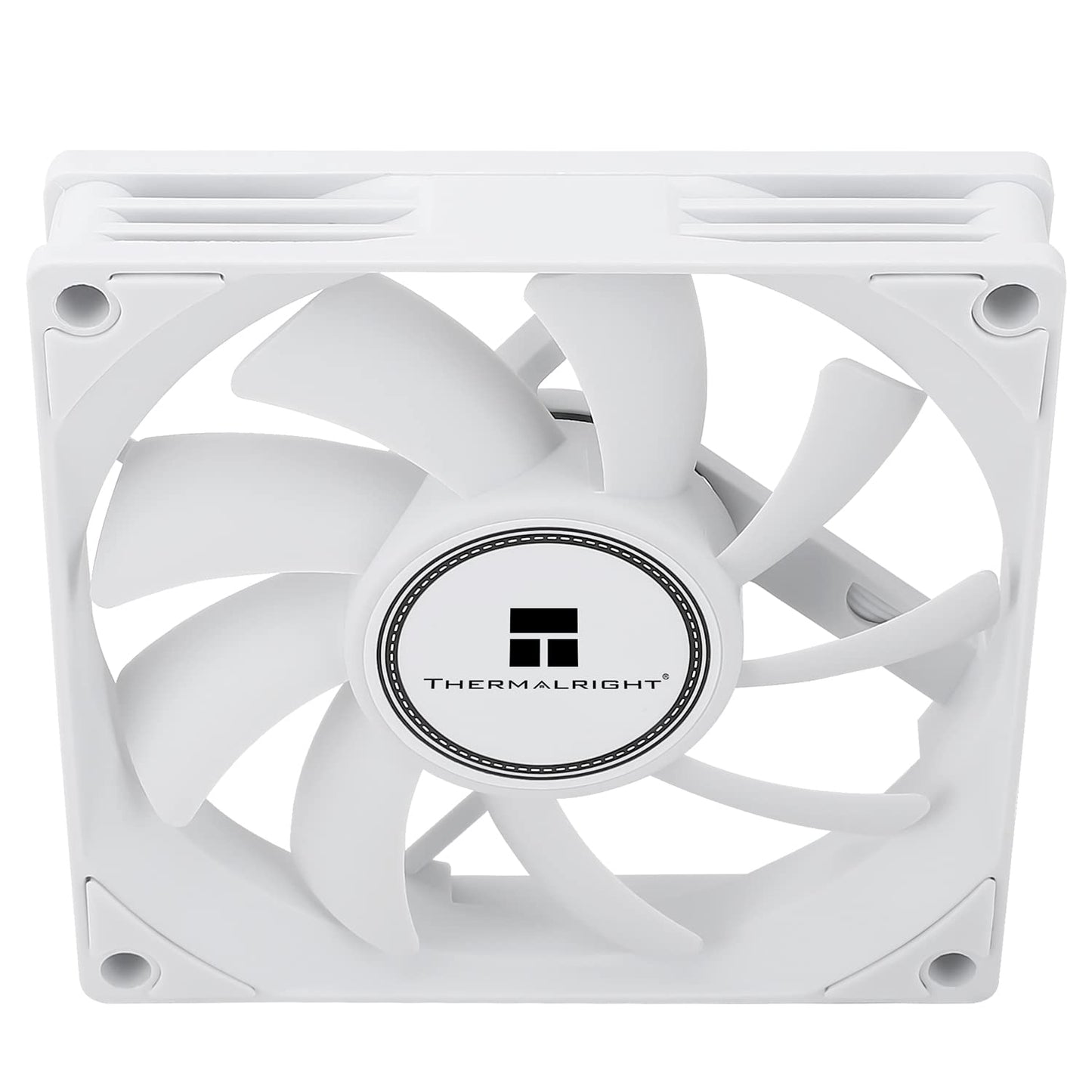 Thermalright TL-8015W CPU Cooling Fan - 80mm Slimline Computer Case Cooler, Quiet 4pin PWM, 2200RPM Speed, 15mm Slim (White)