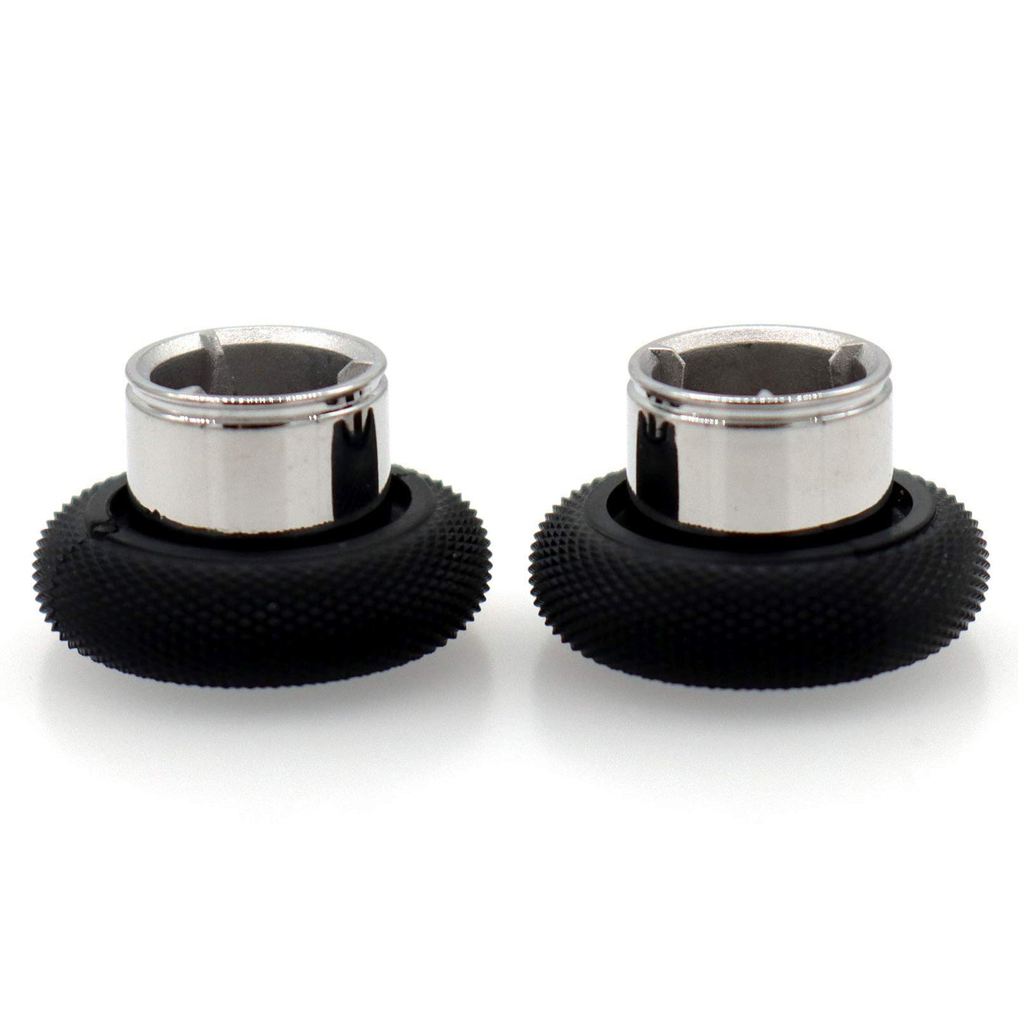 Deal4GO 2-Pack Short Concave Magnetic Analog Thumbstick Set Replacement for Xbox One Elite 2 Controller Standard Thumb Sticks Black (NOT FIT Elite