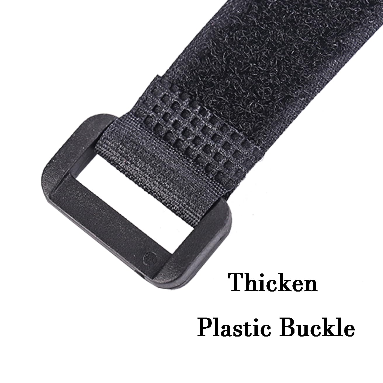 UONIKA 32 pcs 1-inch-wide Hook and Loop Cable Straps, 8"-12"-18"-24"-36" Adjustable Fastening Straps, Fixing and Organizing Cable Ties Set