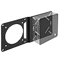 VESA Mount Adapter Plate for Intel NUC & Mac mini M4,VESA Monitor Arm Extension Plate for NUC Mini PC Computer,Fits 75x75mm and 100x100mm VESA Monitor