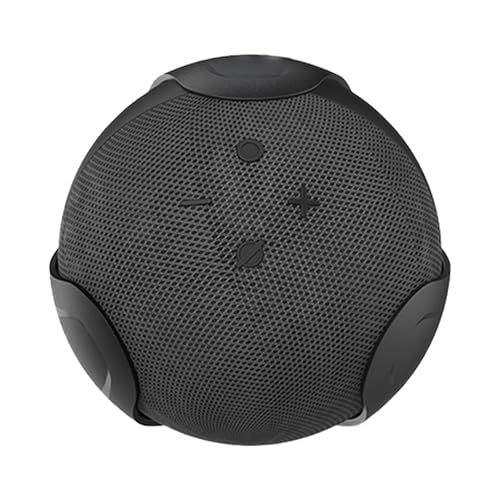 awakentti 2 in 1 Wall Mount Holder Desktop Stand for Echo Dot 4th Generation, Space-Saving Accessories, Sturdy, Outlet Hanger for Dot 4th Gen Smart