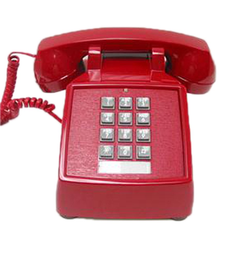 Cortelco 250047-VBA-20MD Desk ValueLine RED