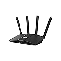 ASUS RT-BE55 Dual-Band WiFi 7 (802.11be) Smart AiMesh Extendable Router, 3600 Mbps, 2.5G Port, Up to 3 SSIDs for IoT Devices, Parental Controls