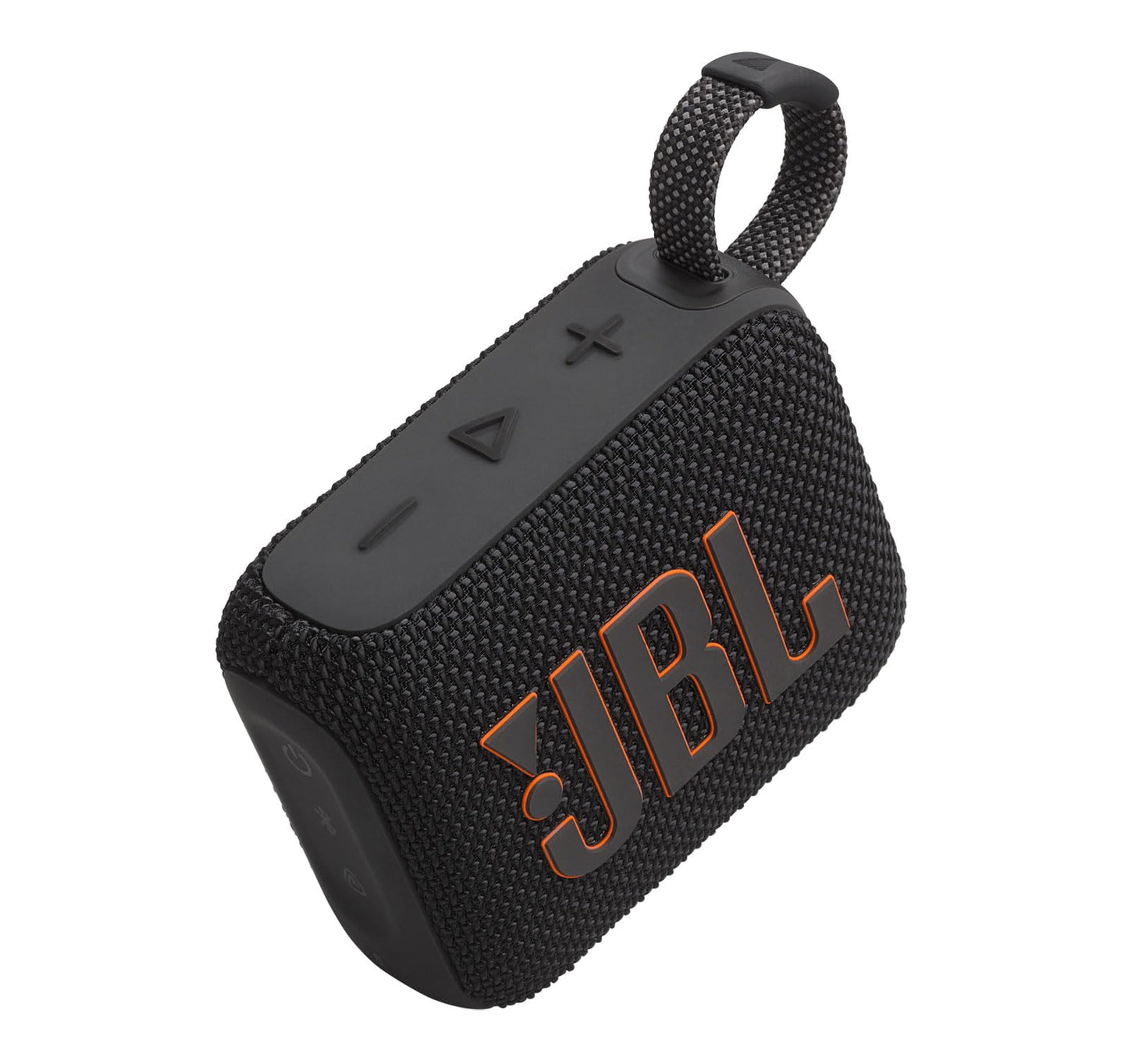 JBL GO 4 Portable Bluetooth Speaker & divvi GO Protective Hardshell Case - Black