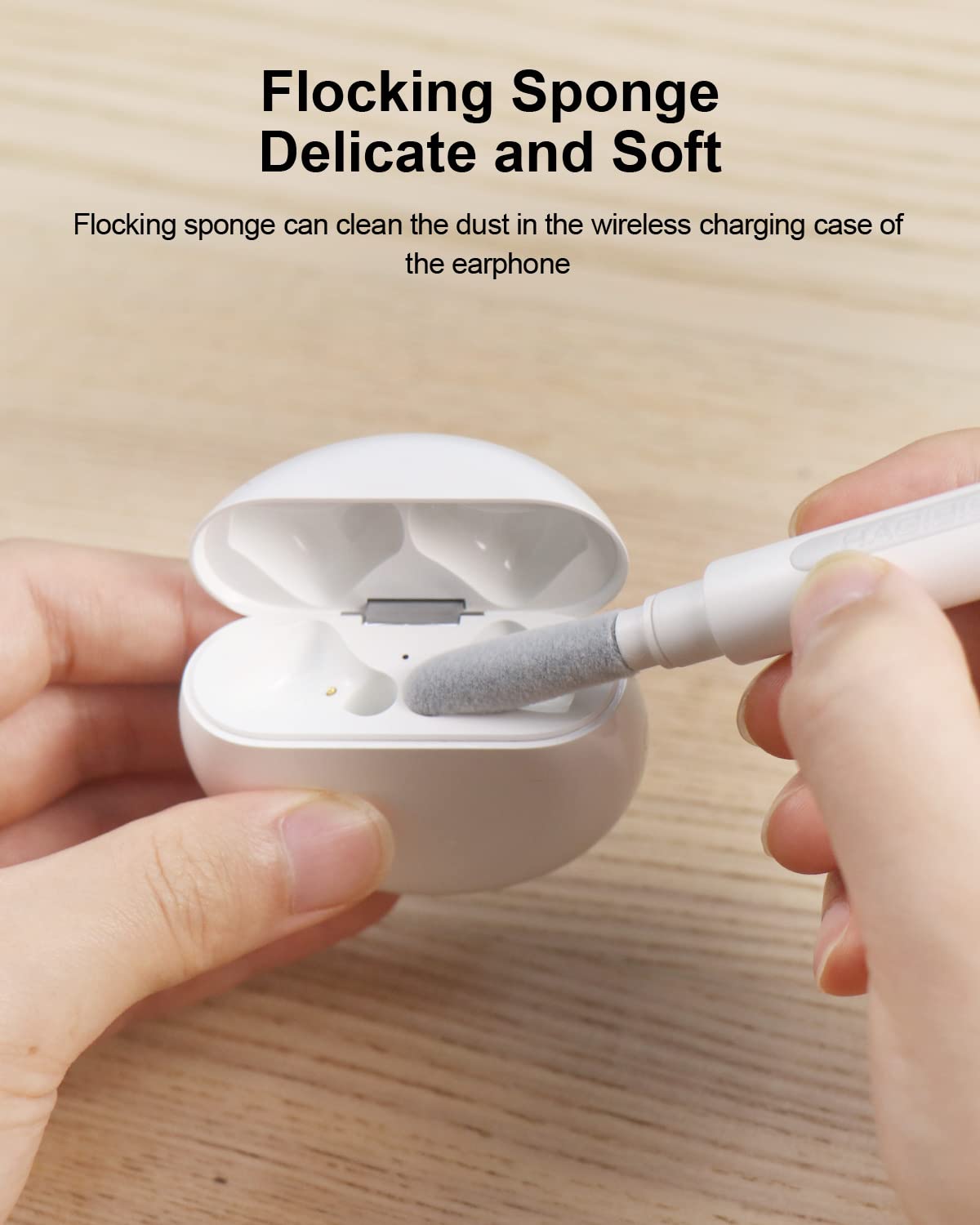 Hagibis Cleaning Pen for Airpods Pro 1 2 3 Multi-Function Cleaner Kits Soft Brush for Bluetooth Earphones Case Cleaning Tools for iPhone 16 15 Pro Max