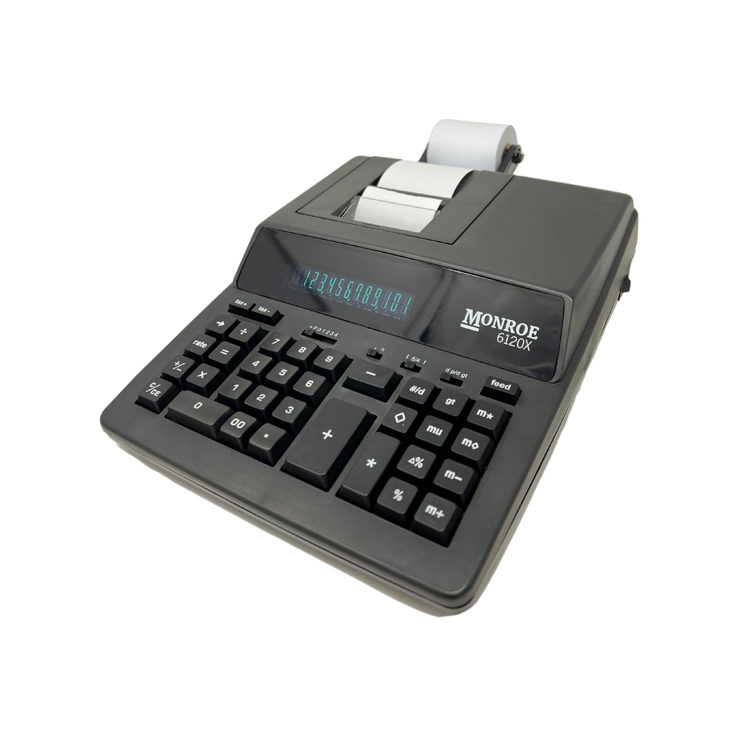 Monroe Systems for Business 6120X 12-Digit Business Medium Duty Calculator, Black