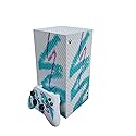 Carbon Fiber Gaming Skin Compatible with Microsoft Xbox Series X Digital Edition Bundle - Paper Cup - Premium 3M Vinyl Protective Wrap Decal Cover