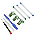 CTHTBZ 3pcs JDS-040 Replacement Charging Port for PlayStation 4 PS4 Controller,Assembly Charger Socket Board Connector Module for PS4, Flex Cable