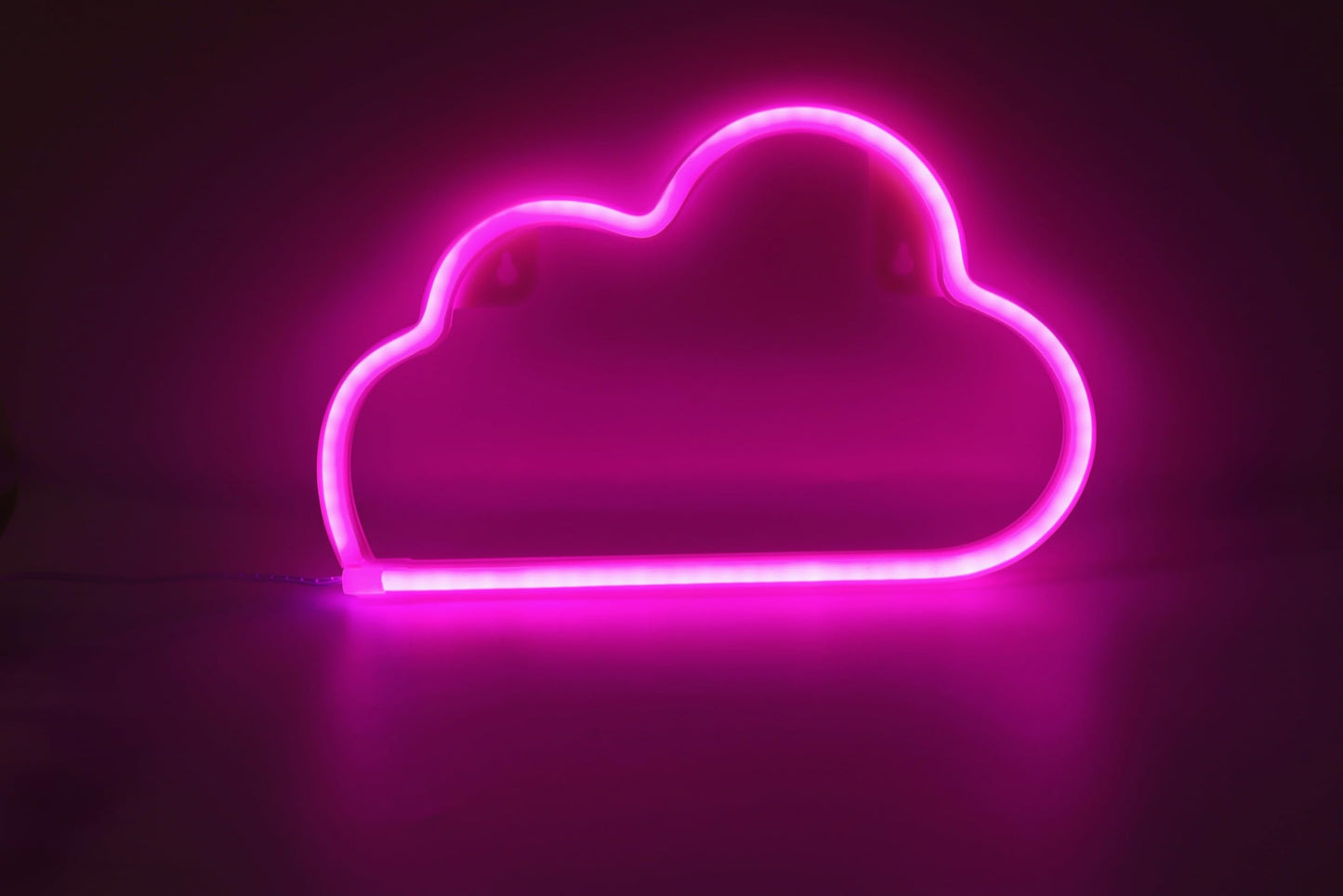 Neon Signs-LED Cloud Neon Light for Wall Decor, Battery or USB Powered Cloud Sign Shaped Decoration Wall Lights (pink)
