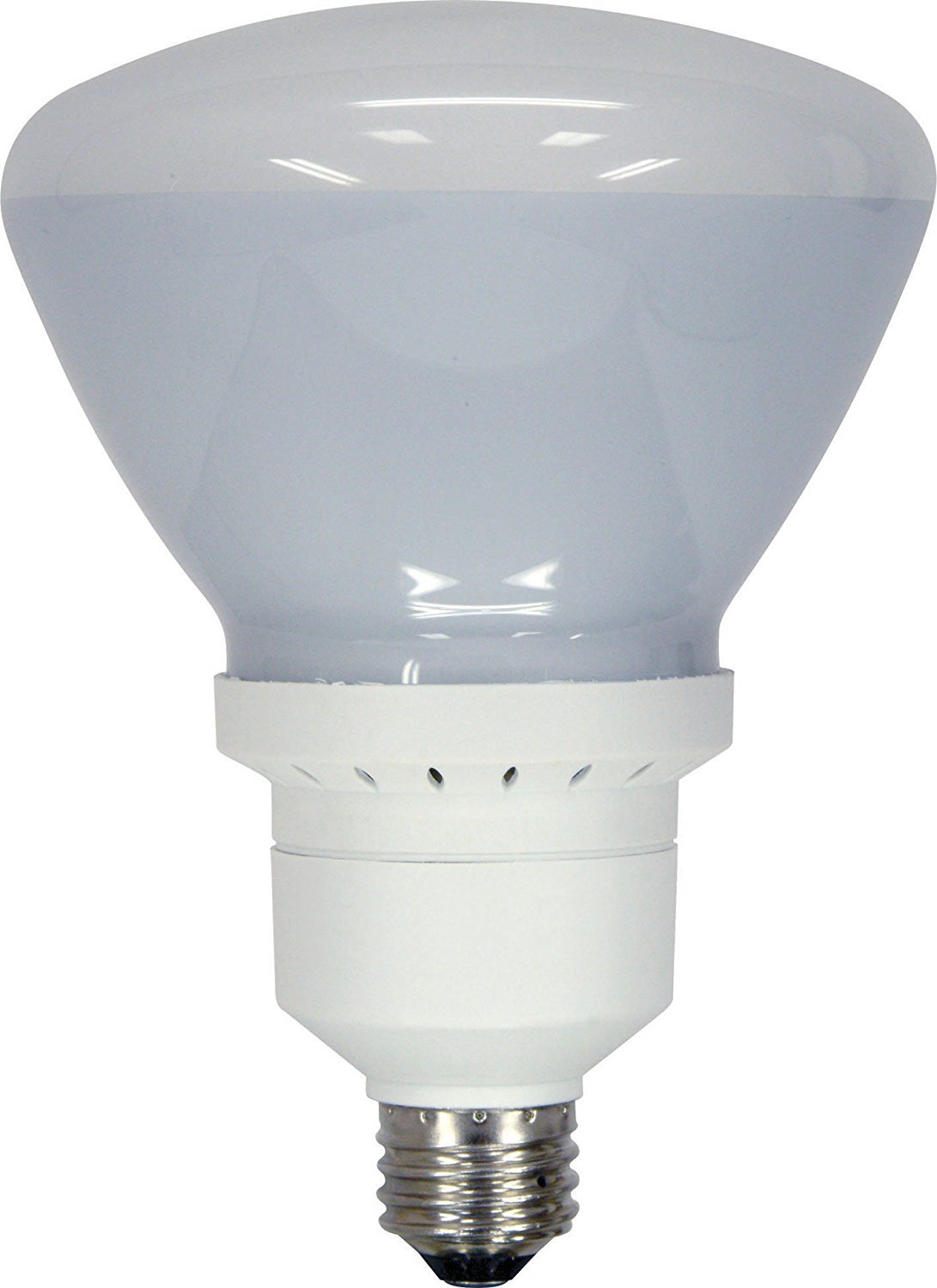 Set of 2 GE Indoor Floodlight Compact Fluorescent Bulbs - Replaces 90W - R40-26W - 1170 Lumens - 6500K (63518)