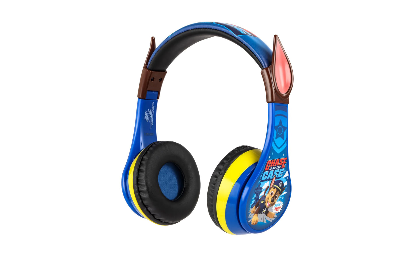 EKIDS - PAW Patrol Chase Bluetooth Headphones for Kids, Wireless Headphones for SC