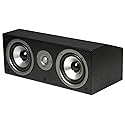 Polk Audio CS1 Series II Center Channel Speaker | Unique Design | Stand Alone or a Complement to Monitor 40, 60, and 70 Speakers | Detachable Grille |