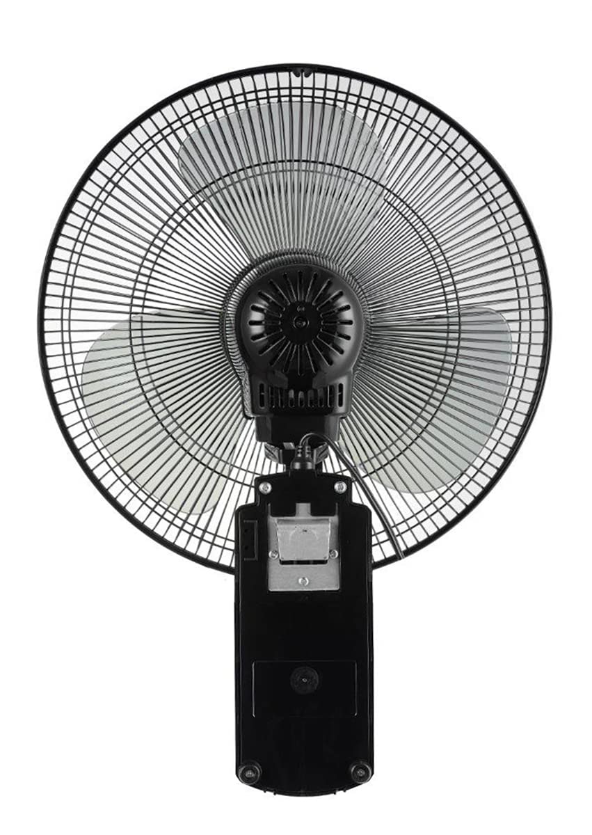 SPT SF-16W90 16? Wall Mount Fan in Black with Remote Control, Oscillation and Timer (Corded Electric)