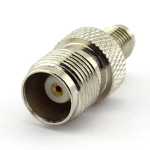 DGZZI 2-Pack TNC Female to SMA Female RF Coaxial Adapter TNC to SMA Coax Jack Connector