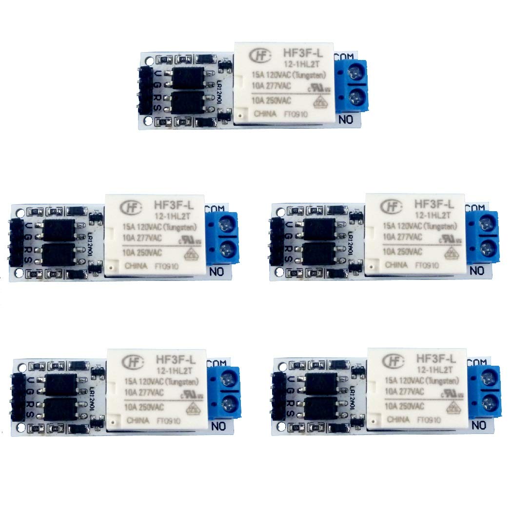 eletechsup DC 12V 10A Magnetic Latching Relay Module Zero Power Hold Switch Bistable Self-Locking Board for LED Motor CCTV PTZ (5)