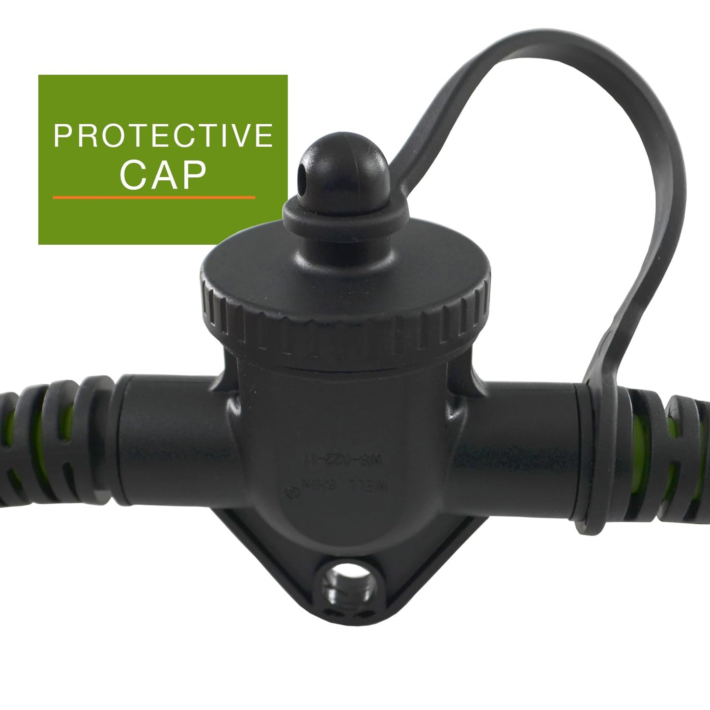 Conntek 25FT Inline Outlets Multifunction Extension Cords with 3 Detachable Light Cages