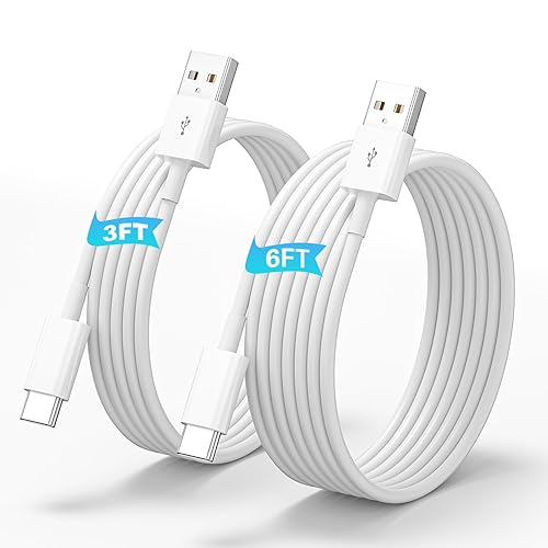 Eettvekd Carplay Cable 3FT+6FT for iPhone 15/16, 15 Pro Max/15 Plus, USB A to USB C Cable for Carplay USB C Cord, iPad 10th, iPad Pro 12.9/11, iPad