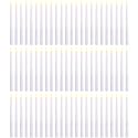 lifancy 72 Pcs Flameless Taper Candles, LED Flameless Candles Flickering Taper Fake Candles Bulk Battery Operated, Christmas Home Wedding Decor(0.8 X