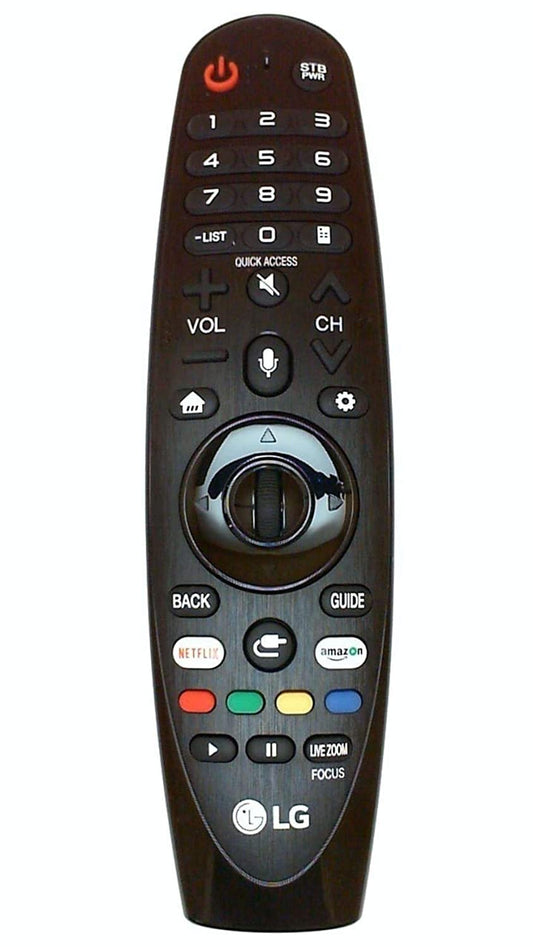 OEM LG AN-MR18BA Magic Remote Control with Netflix and Amazon Buttons Voice Mate for All 2018 4K UHD Smart LG Televisions OLED65W8PUA OLED77W8PUA