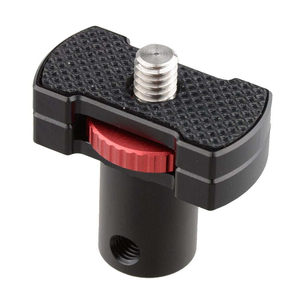 CAMVATE 15mm Micro Rod Mount with Large Knurled Edge 1/4"-20 Screw