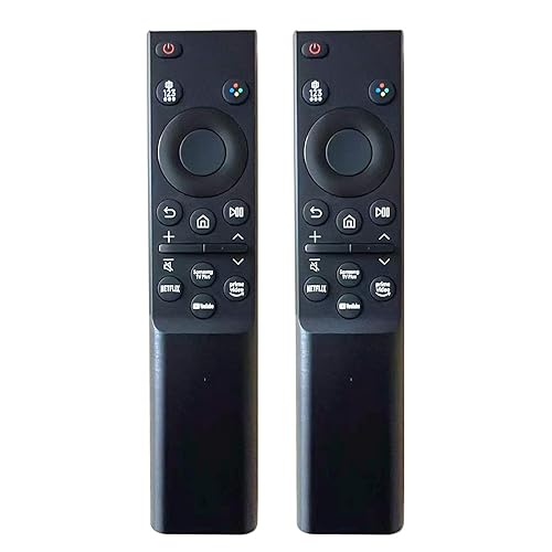 (Pack of 2) Replacement Remote for Samsung TV BN59-01484A, IR Infrared Control with Netflix YouTube Prime Video Buttons, Compatible with Samsung