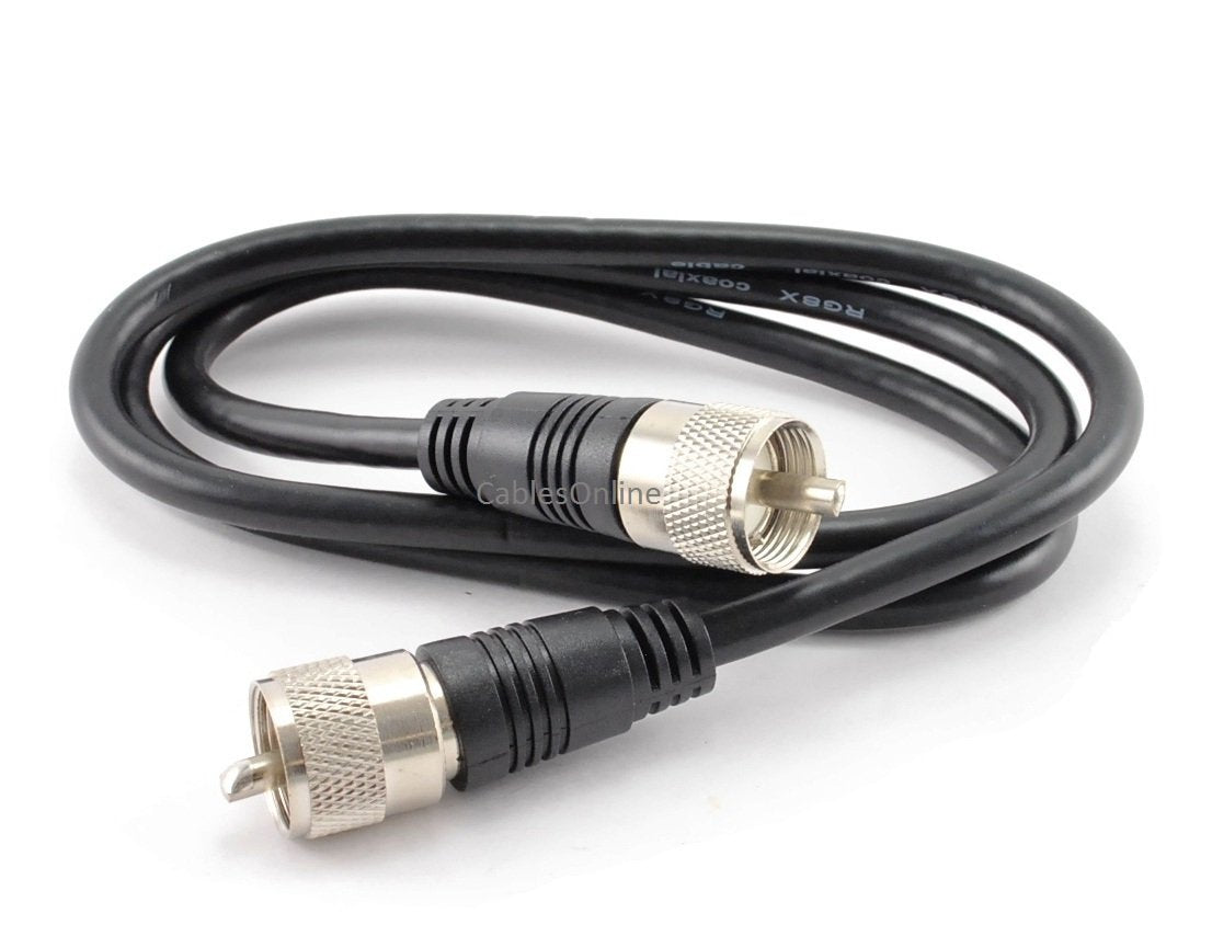 MPD Digital Cablesonline 3ft RG8x Coax Uhf (PL259) Male/50 Ohm Antenna Cable (R-U003)