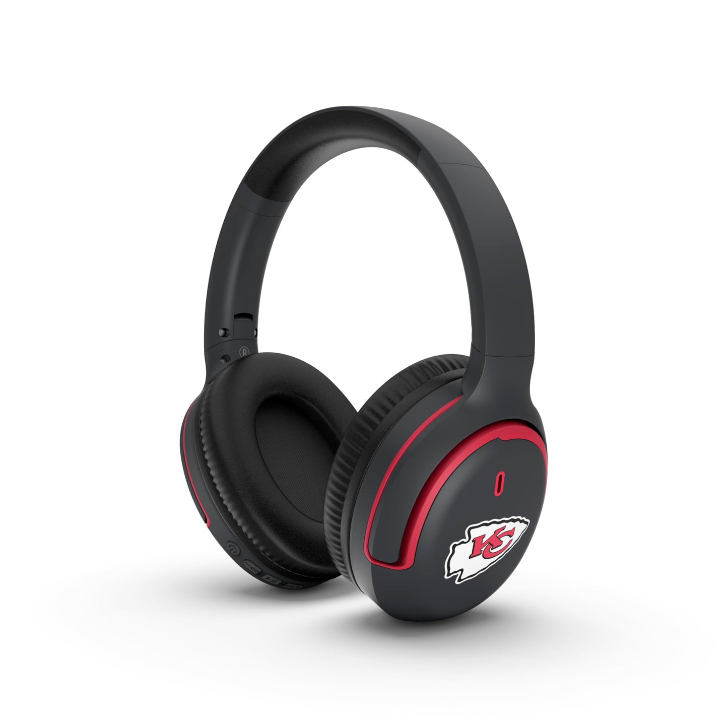 SOAR NFL Active Noise Cancelling Over The Ear Headphones, Kansas City Chiefs