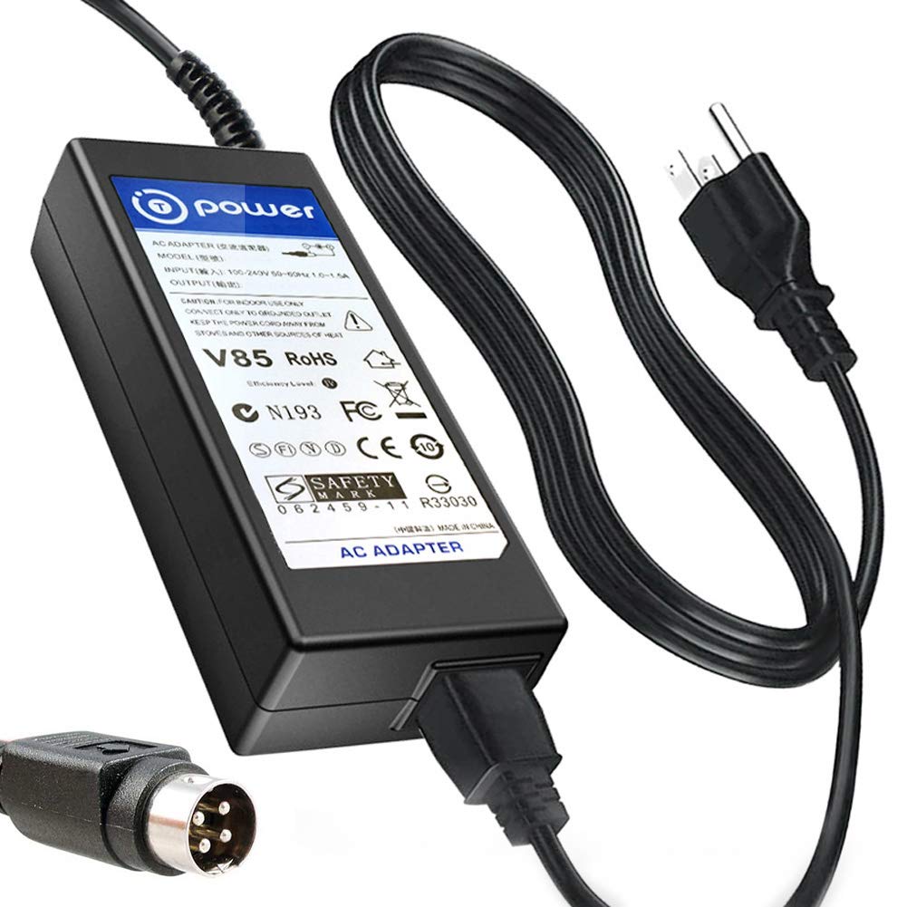 T-Power 12V Ac Adapter Charger for Samsung ADP-4812, EP06-000080A DVR Security System Power Supply Cord 4-Pin DIN Connector for DVR