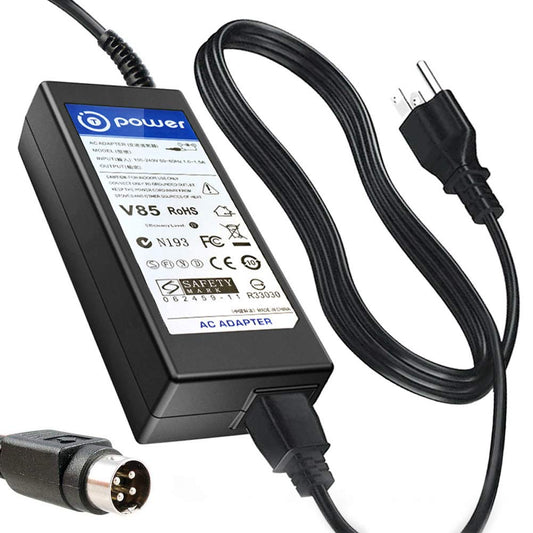 T-Power 12V Ac Adapter Charger for Samsung ADP-4812, EP06-000080A DVR Security System Power Supply Cord 4-Pin DIN Connector for DVR