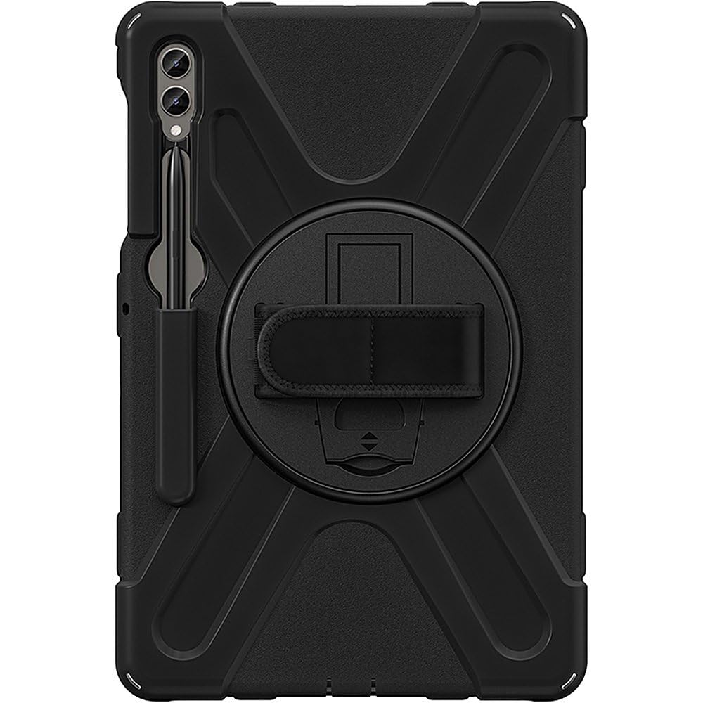 Sahara for Samsung Galaxy Tab S10+ / S9+ / S9 FE+ / S8+ Case - Heavy-Duty Protective Cover with Kickstand, Rotating Hand Strap & Shoulder Strap
