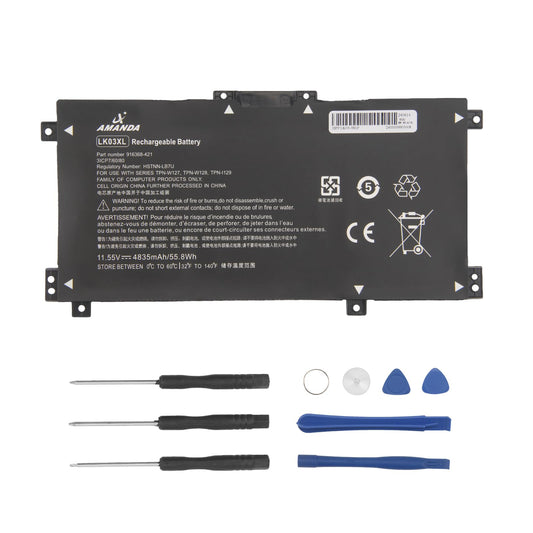 L09281-855 LK03XL Battery Replacement for HP Envy X360 15M-CN0012DX 15M-CN0XXX 15M-BP1XX 15M-CN0011DX 15M-BQ121DX 15-CP0XXX 15-CN1XXX 15-CR0XXX