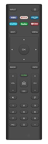 Universal Remote Control for Vizio Smart TV, Compatible with ALL VIZIO D-Series E-Series M-Series V-Series P-Series LCD LED QLED Smartcast 4K Smart