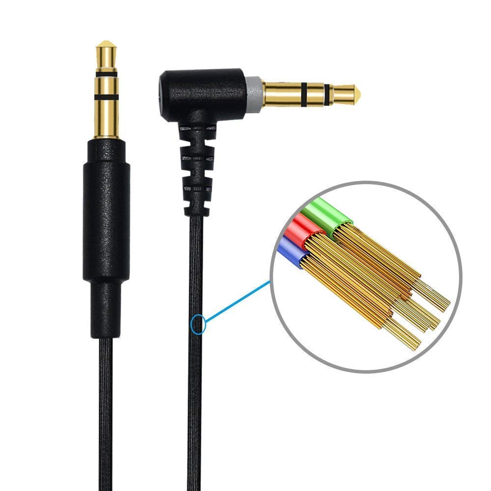 New Replacement Audio WH-1000X Headphone Cable Cord Compatible for Sony MDR-XB950BT MDR-1000X WH-1000XM2 WH-1000xm3 WH-CH700N MDR-100ABN MDR-1A…