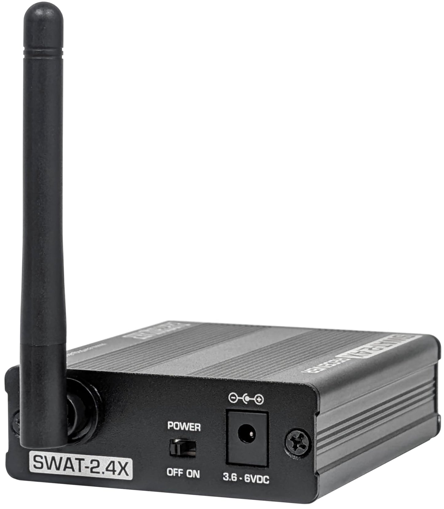 Earthquake SWAT-2.4X Stereo Wireless Audio Transceiver Set, Long Range, Low Latency, 64kHz/16-bit, 2.4GHz Wireless Adapter Kit for Subwoofers/Powered