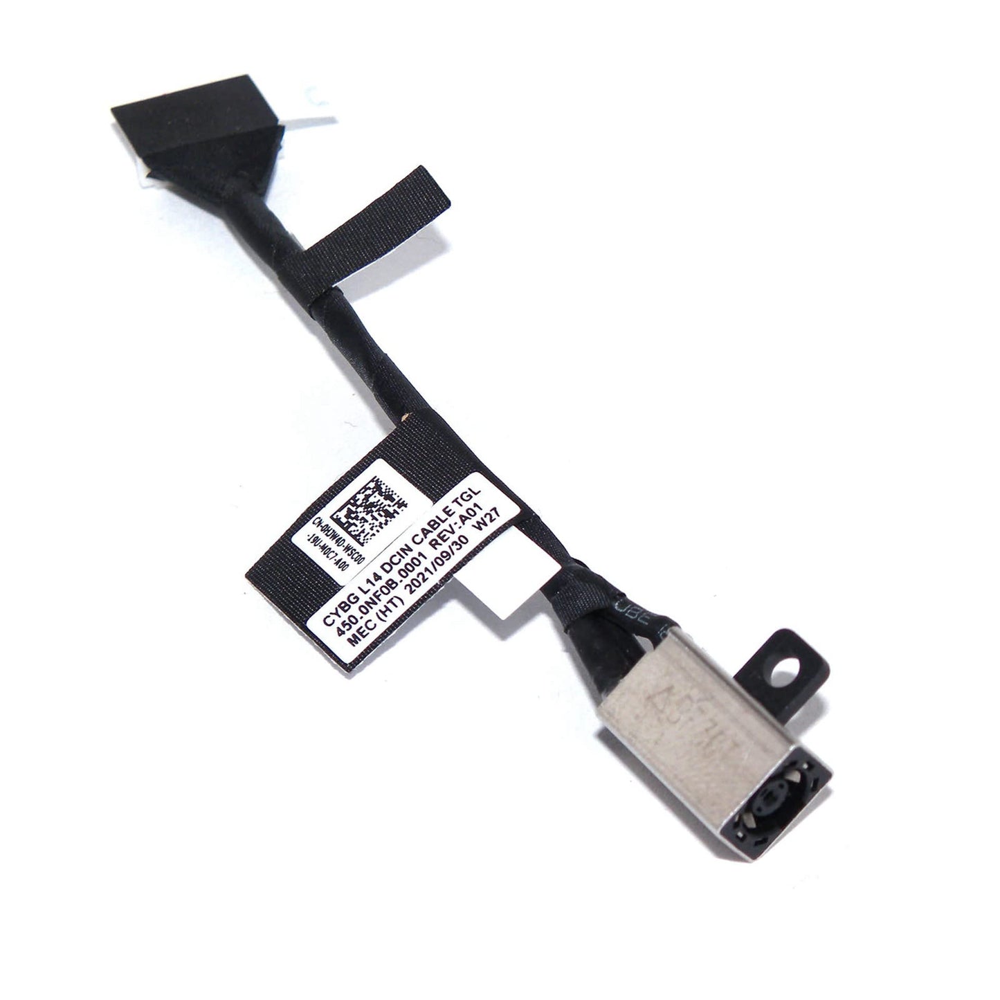 Wobeater Replacement DC Power Jack Socket Charging Port Cable Harness for DELL Latitude 3420 3520 0HJW4D 450.0NF08.0001