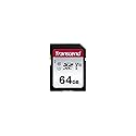 Transcend 64GB SDXC Memory Card, UHS-I U1 V10, Up to 100MB/s, Full HD Class 10 High-Speed SD Card for Canon, Nikon, Sony, Panasonic Cameras