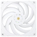 Thermalright TL-B14W 140mm CPU Cooler Fan, Computer White Case Cooling, PWM Control, Static-Pressure Performance Fan,Glue Balancing Technology(Red mud