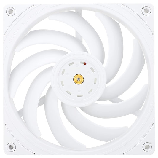 Thermalright TL-B14W 140mm CPU Cooler Fan, Computer White Case Cooling, PWM Control, Static-Pressure Performance Fan,Glue Balancing Technology(Red mud