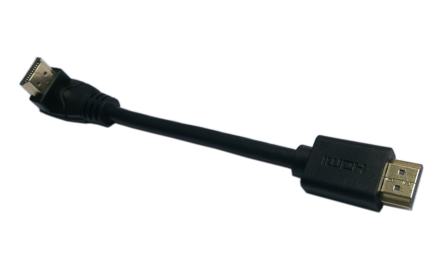 zdyCGTime 5 Inch HDMI Down Angle 90 Degree Vertical Right Cable -Supports 4K@60Hz, High Speed, HDMI 2.0 Ready - UHD, Ethernet & Audio Return - Video