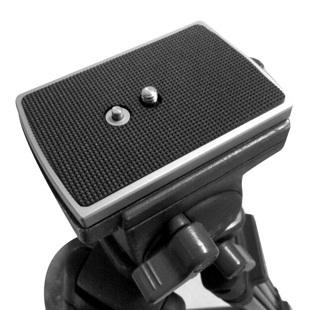 TH-650DV 1/4 Inch Mounting Screw Tripod Monopods Quick Release Plate,Camera Tripod Plate,Quick Release Plate with Video Pin D-Ring Handle,for Camera
