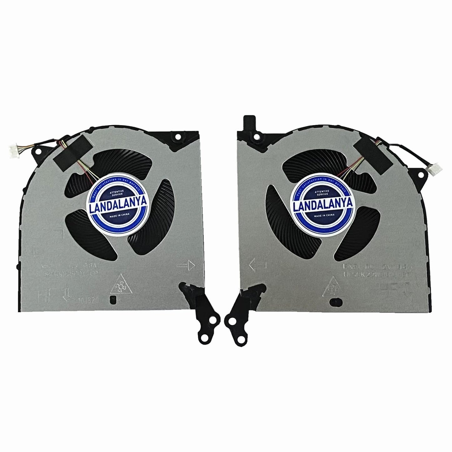 LANDALANYA Replacement New Laptop CPU and GPU Cooling Fan for Lenovo Legion 5i Legion 5 15IMH05H Y7000P R7000 2020H Y550-15E (DC12V 0.8A) Series