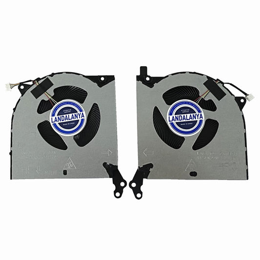 LANDALANYA Replacement New Laptop CPU and GPU Cooling Fan for Lenovo Legion 5i Legion 5 15IMH05H Y7000P R7000 2020H Y550-15E (DC12V 0.8A) Series