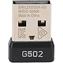 USB Dongle Mouse Receiver Adapter Replacement for G502 Lightspeed Wireless Gaming Mouse (G502)
