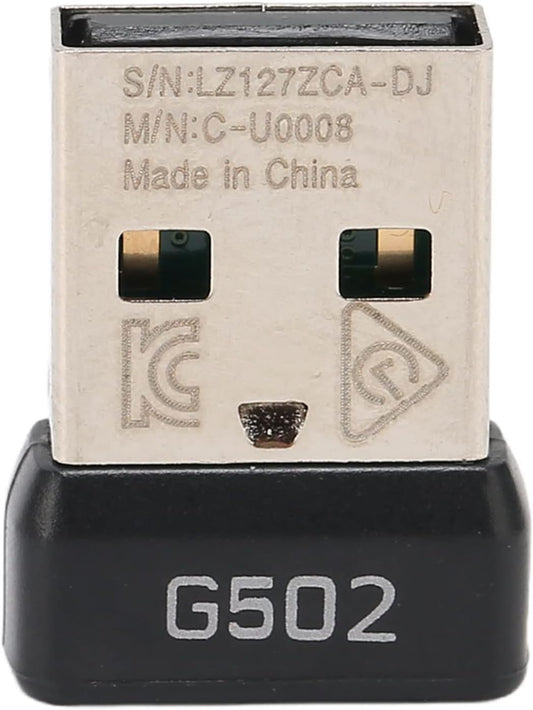 USB Dongle Mouse Receiver Adapter Replacement for G502 Lightspeed Wireless Gaming Mouse (G502)