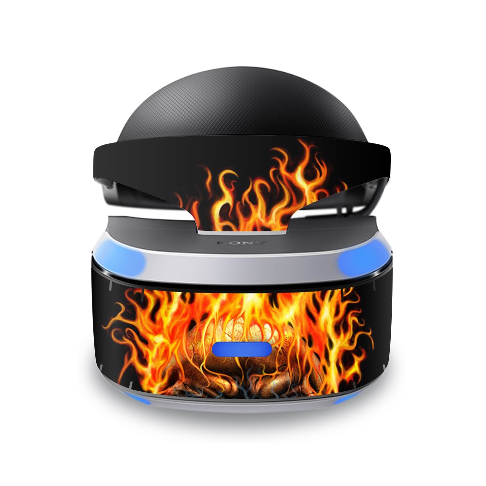 MightySkins Skin Compatible with Sony Playstation VR wrap Cover Sticker Skins Hot Head