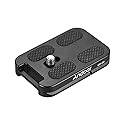 Andoer 60mm Quick Release Plate for Arca-Swiss Tripod Ball Head, with Attachment Loop