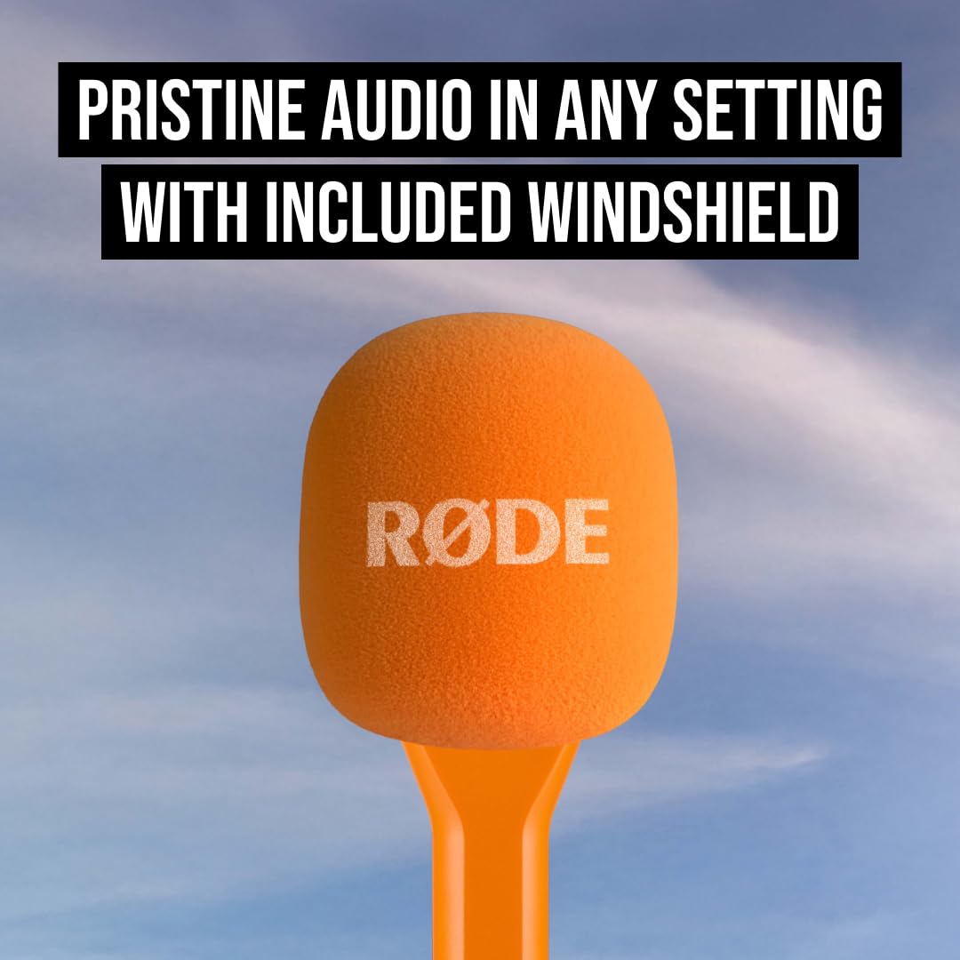 RØDE Interview GO Handheld Adaptor for RØDE Wireless Microphones (Orange)