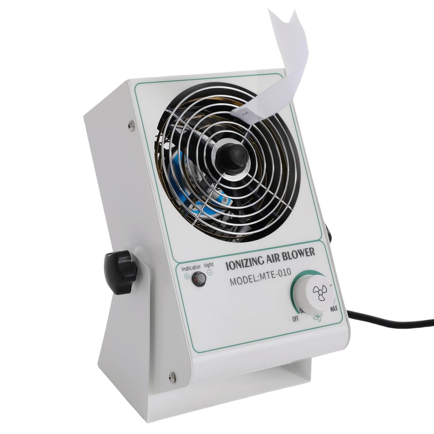 Pyroarle 110V Ionizing Air Blower, ESD Ionizer Fan Desktop Static Eliminator Electrostatic Discharge Fan for Households, Production Lines