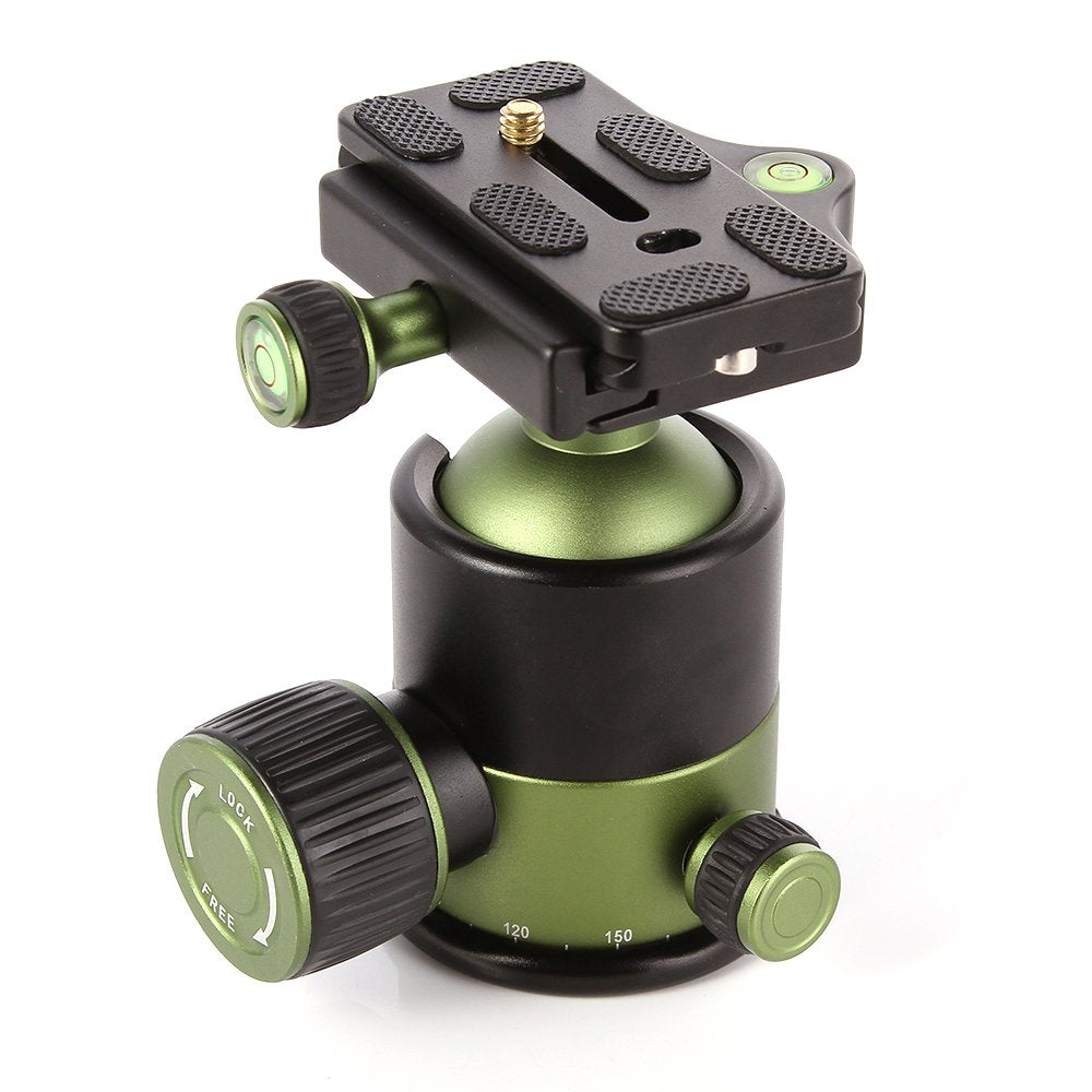 Fotga 20KG/44lb Load 360° Panoramic Professional Heavy Duty Tripod Ball Head W/Arca Swiss Quick Release Plate Bubble Level for DSLR Mirrorless Camera