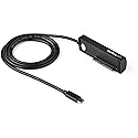 StarTech SATA to USB-C Cable, USB 10Gbps to 2.5in and 3.5in SATA I II III Hard Drive Adapter, External Converter for SSD or HDD Data Transfer